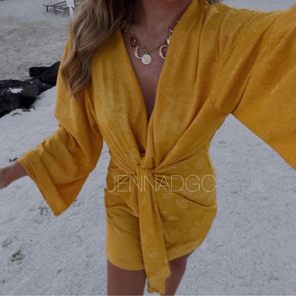 Zara Jacquard Knotted Mini Dress NWT - Picture 4 of 17